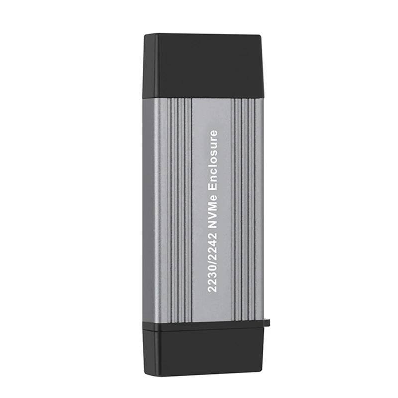 NVME SSD ̽ M2 , NVME ܺ Ŭ, PCIE NVME M, M + B Ű, USB 3.1, 10Gbps, 2230 2242 M.2 SSD ڽ 